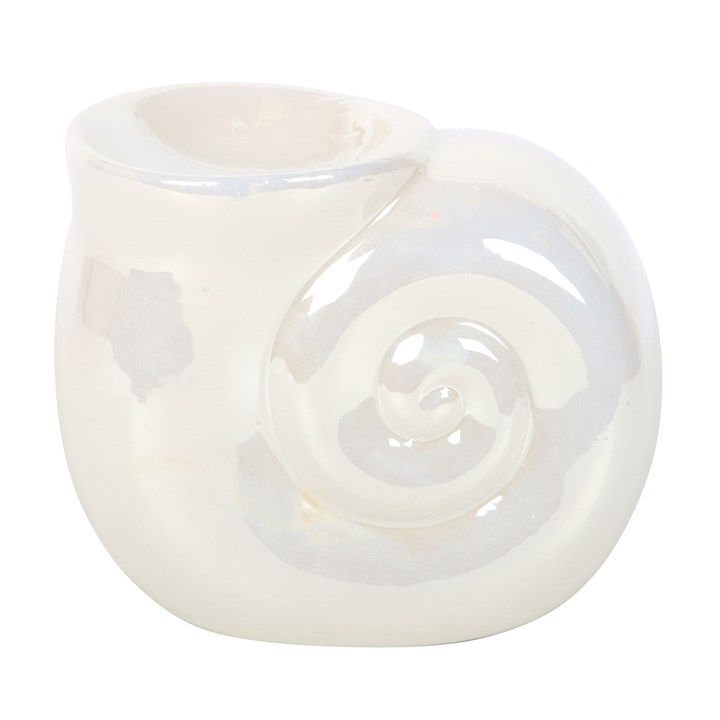 Pearlescent Spiral Shell Oil Burner, image 3 of 6