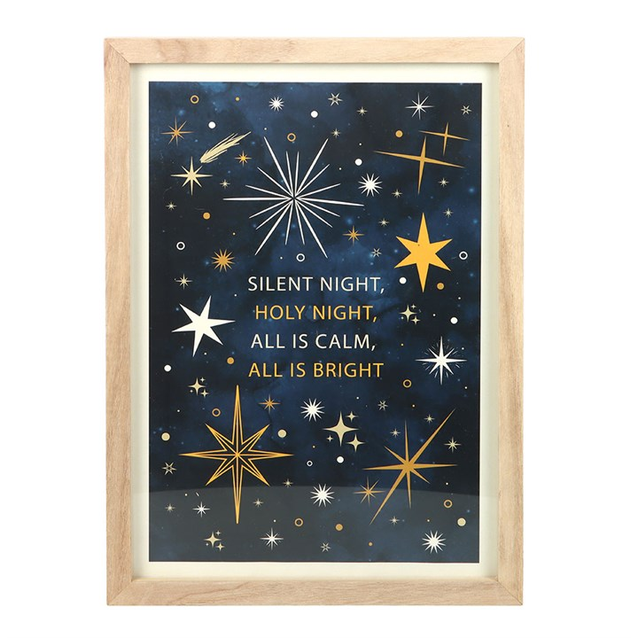 Silent Night Framed Wall Art Print, image 2 of 4
