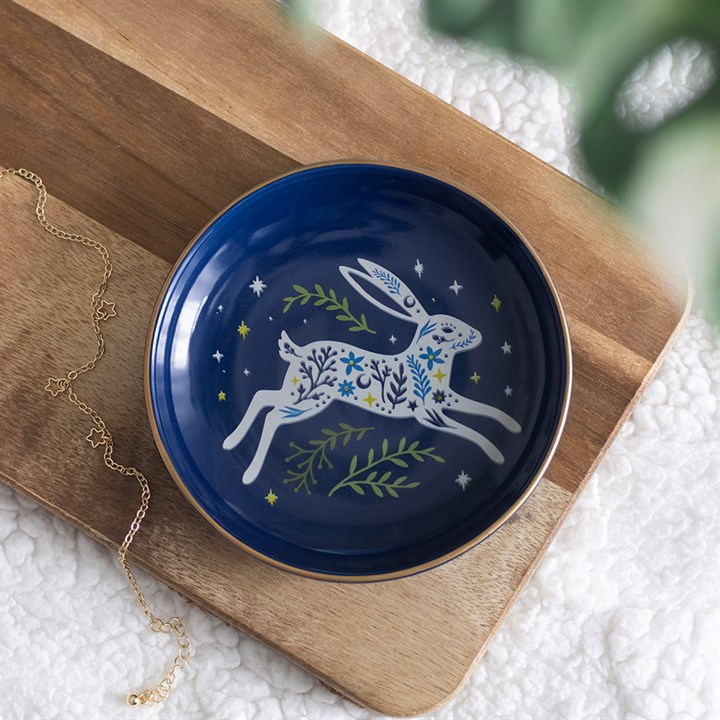 Leaping Hare Trinket Dish, image 1 of 5
