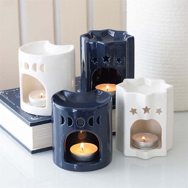 White Crescent Moon Oil Burner, image 6 of 6