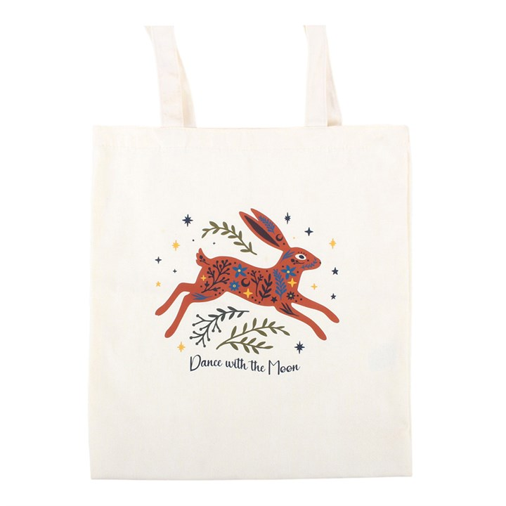 Leaping Hare Tote Bag, image 4 of 4