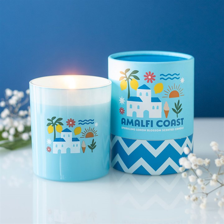 Amalfi Coast Sparkling Lemon Blossom Scented Candle, image 1 of 6