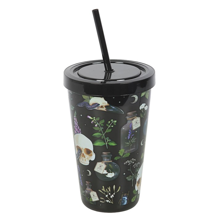 Venom & Vines Print Tumbler with Straw, image 3 of 5