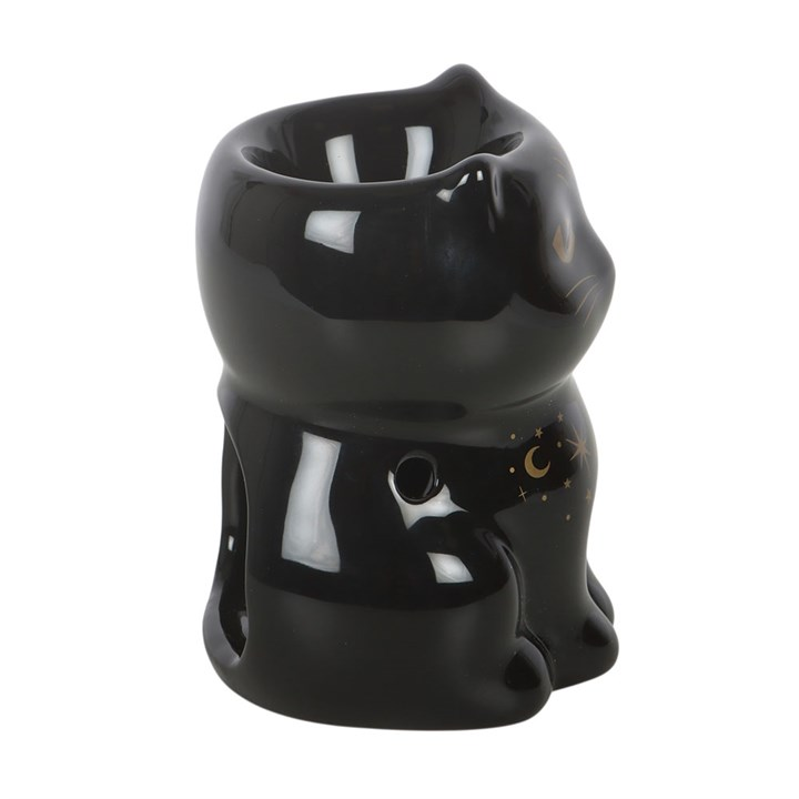 Black Cat Magick Oil Burner, image 4 of 6