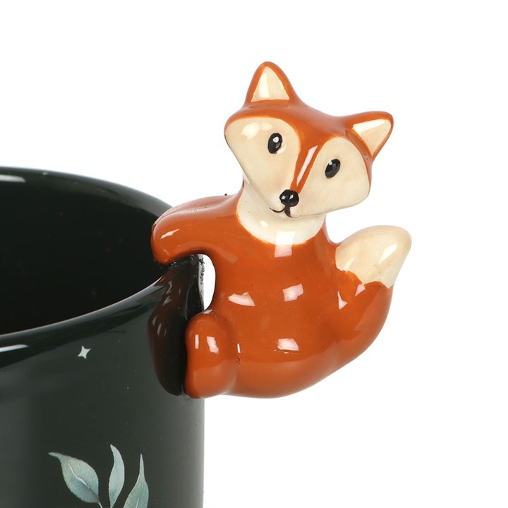 Green Forest Plant Pot with Fox, image 3 of 5
