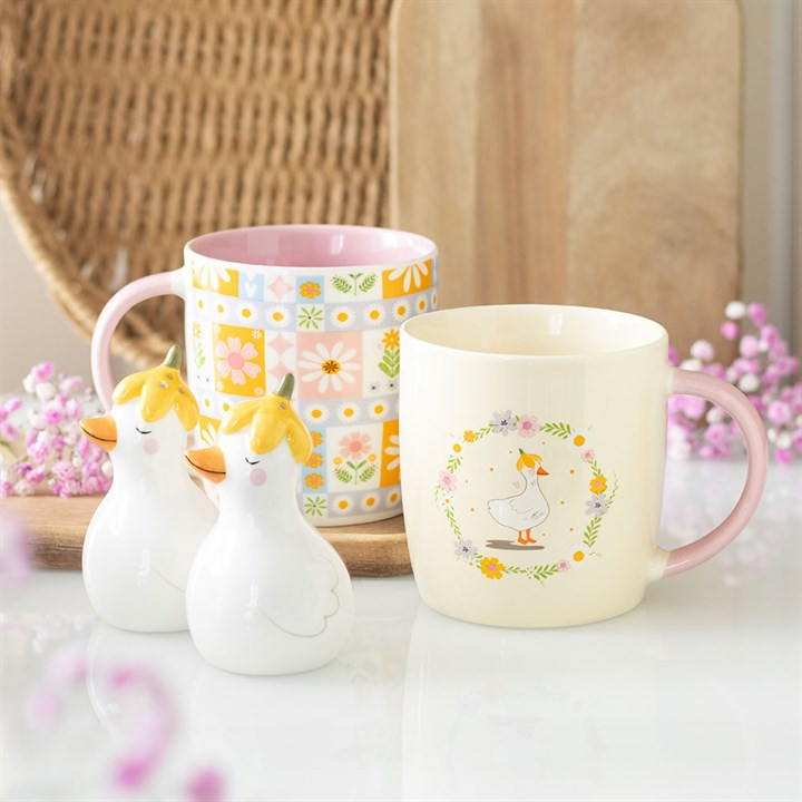 Floral Duck Mug, image 5 of 5