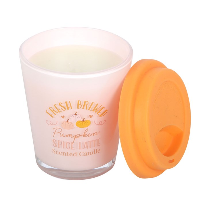 Fresh Brewed Pumpkin Spice Latte Lidded Candle, image 4 of 6