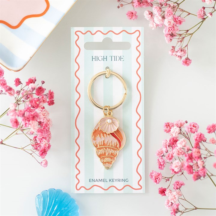 High Tide Shell Keyring, image 1 of 6