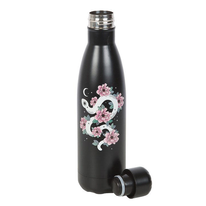 Floral Snake Metal Water Bottle, image 4 of 6