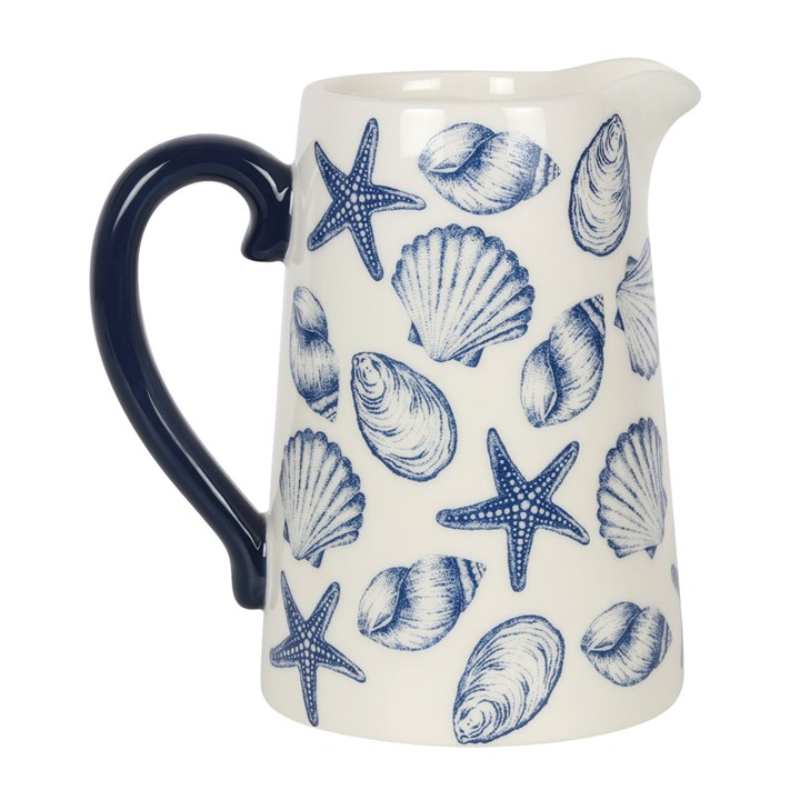 17cm Seashell Ceramic Flower Jug, image 1 of 3