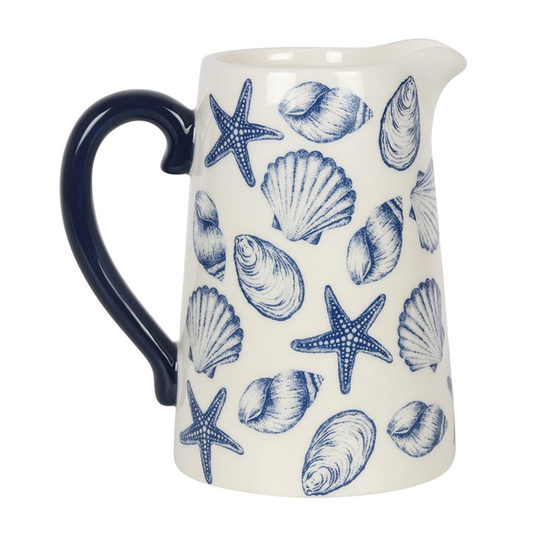 17cm Seashell Ceramic Flower Jug, image 1 of 3