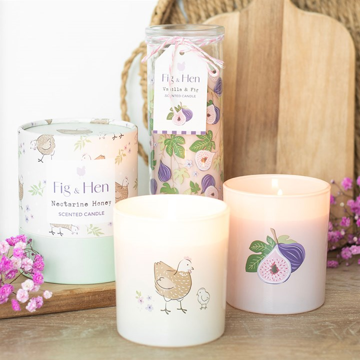 Fig Tree Print Vanilla & Fig Tube Candle, image 6 of 6