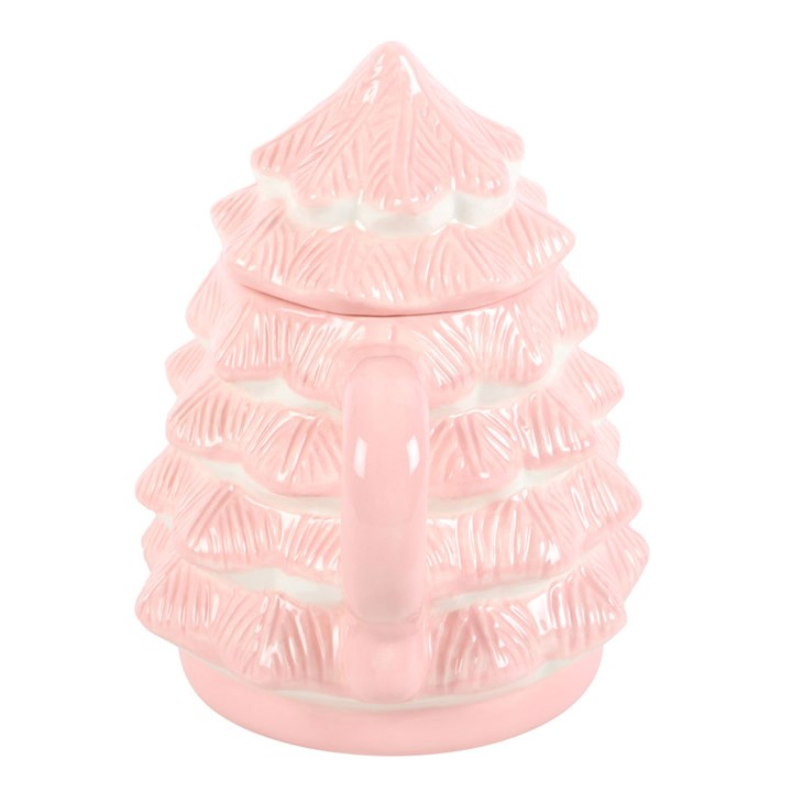 Pink Christmas Tree Shaped Mug, image 4 of 6