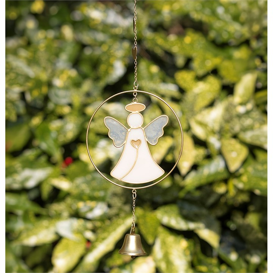 Angel Hanging Decoration with Bell, image 1 of 3