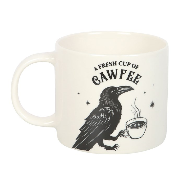 Fresh Cup of Cawfee Raven Mug, image 2 of 5