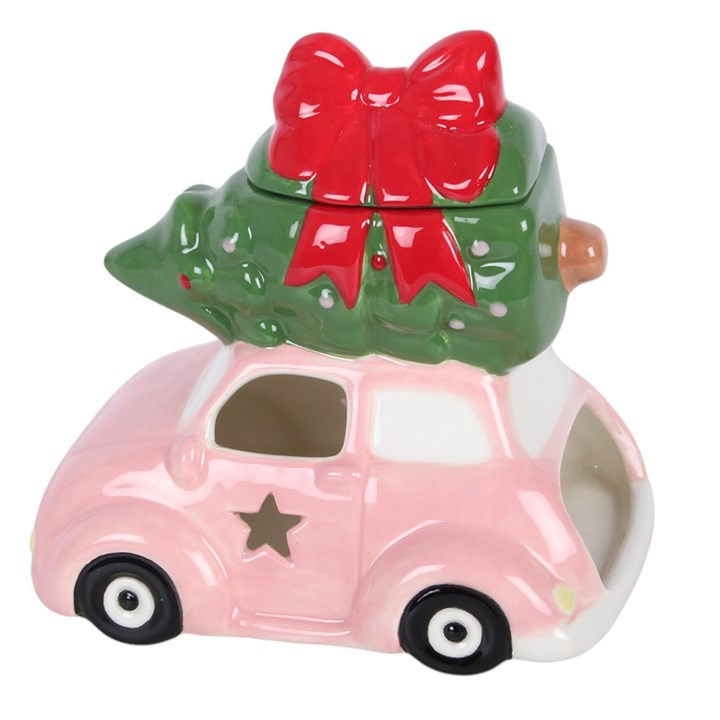 Pink Car with Christmas Tree Oil Burner, image 5 of 7