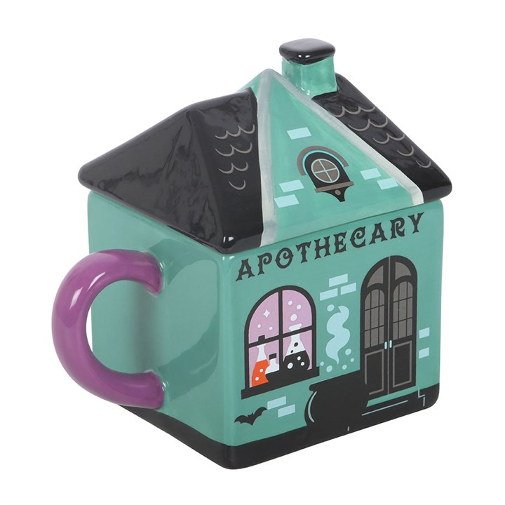 Apothecary Shop Lidded Mug, image 5 of 6