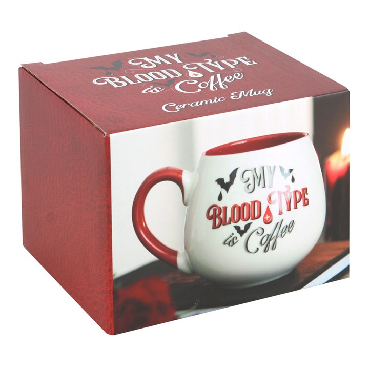 My Blood Type is Coffee Rounded Mug, image 3 of 4