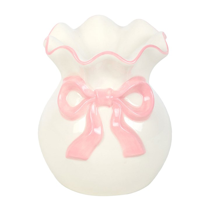 White and Pink Bow Oil Burner, image 2 of 5