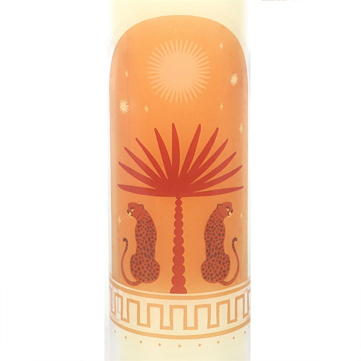 Leopard Palm Sandalwood & Oud Tube Candle, image 4 of 4