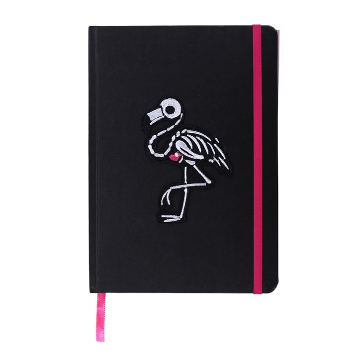 Flamin-goth A5 Notebook with Patch and Sticker Sheet, image 3 of 3