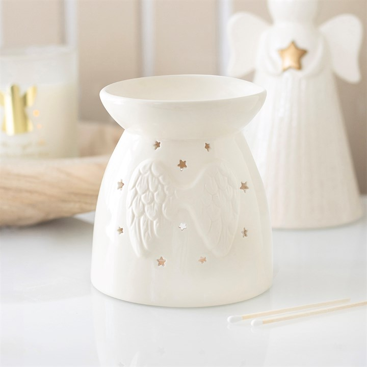 3D Angel Wing Oil Burner and Wax Warmer, image 2 of 6