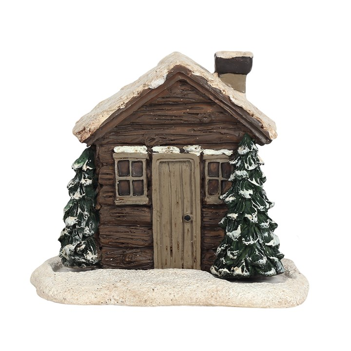 Log Cabin Incense Cone Burner, image 2 of 5