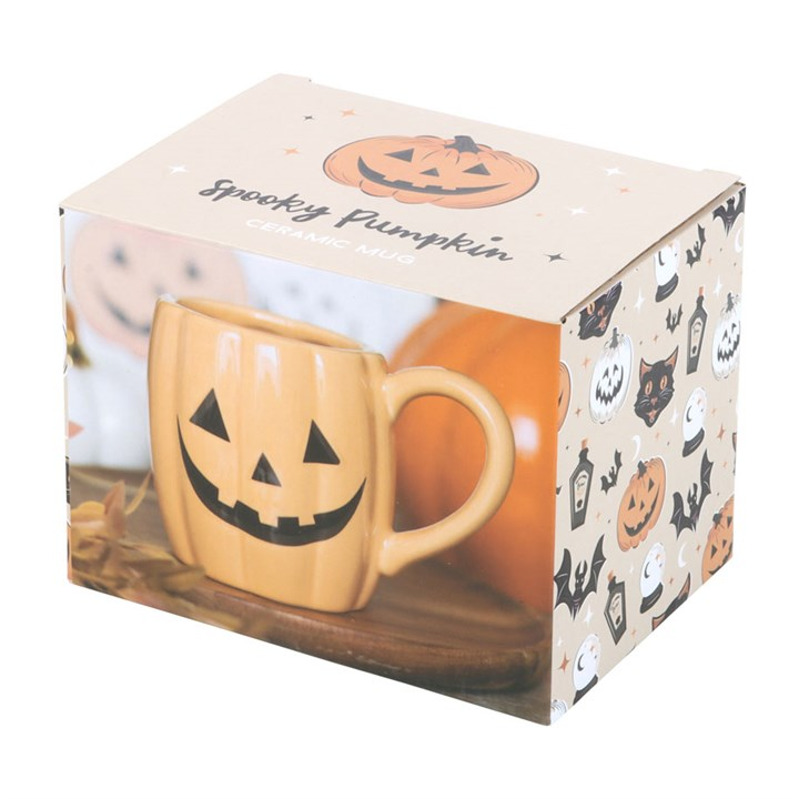 Jack-o'-Lantern Pumpkin Shaped Mug, image 5 of 6