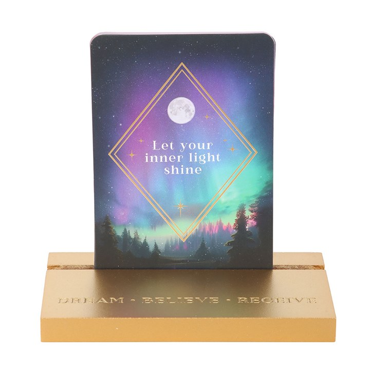 Ethereal Affirmation Cards with Wooden Stand, image 3 of 6