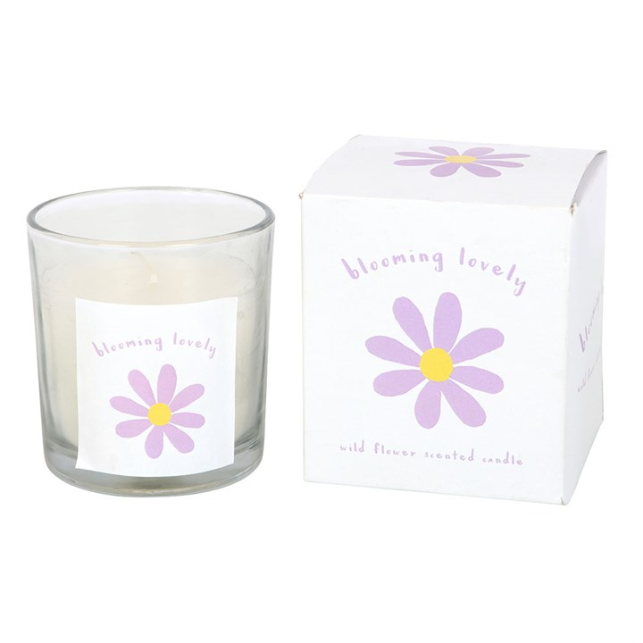 Blooming Lovely Daisy Wildflower Candle, image 2 of 5