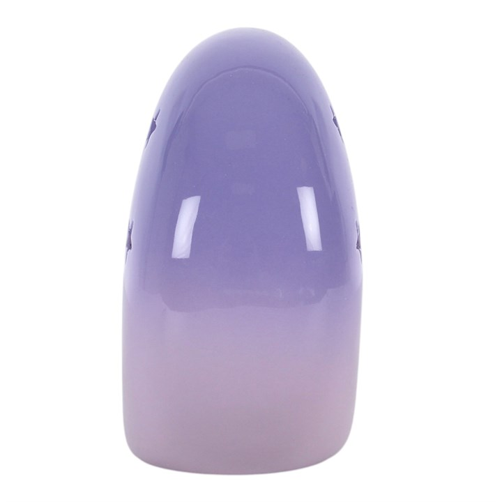 Purple Pastel Crescent Moon Hanging Oil Burner, image 4 of 6