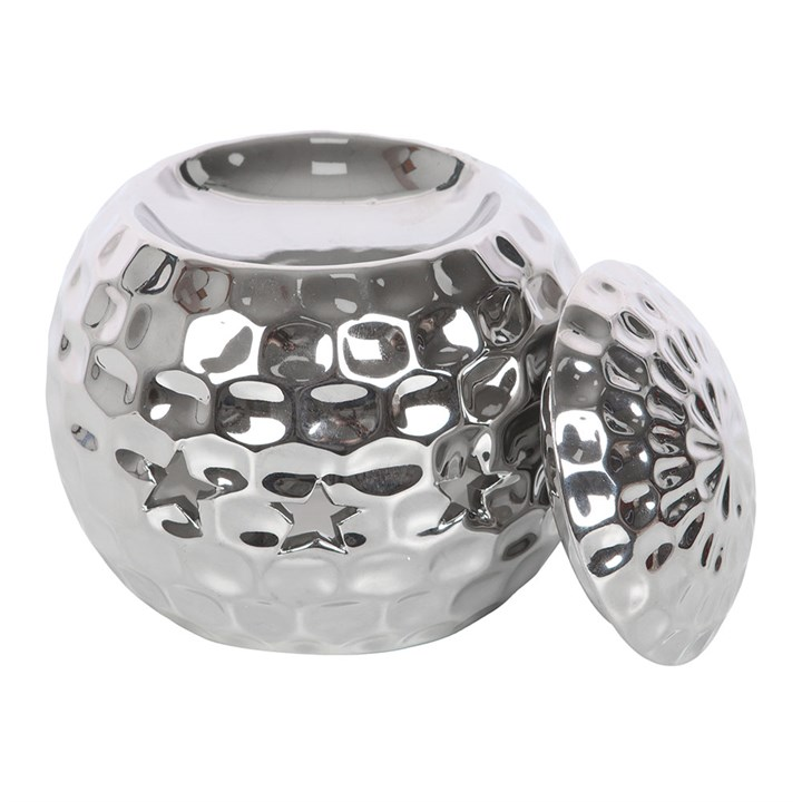 Silver Disco Ball Oil Burner, image 4 of 6