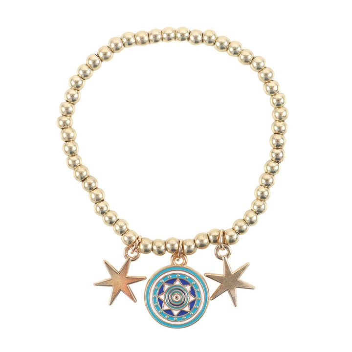 All Seeing Eye Beaded Charm Bracelet, image 3 of 4