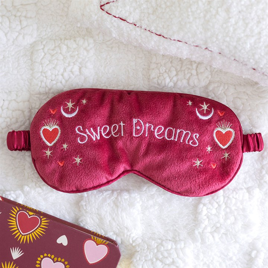 Sweet Dreams Velvet Sleep Mask, image 1 of 6