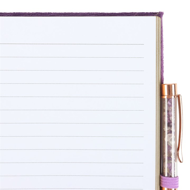Book of Spells Journal with Amethyst Crystal Pen, image 5 of 6