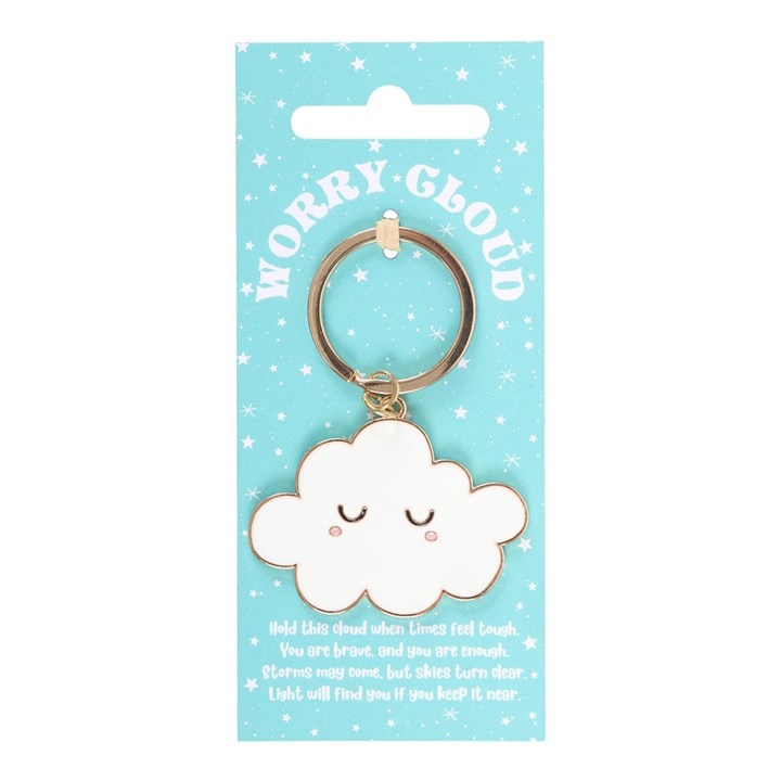 Worry Cloud Keyring, image 3 of 6