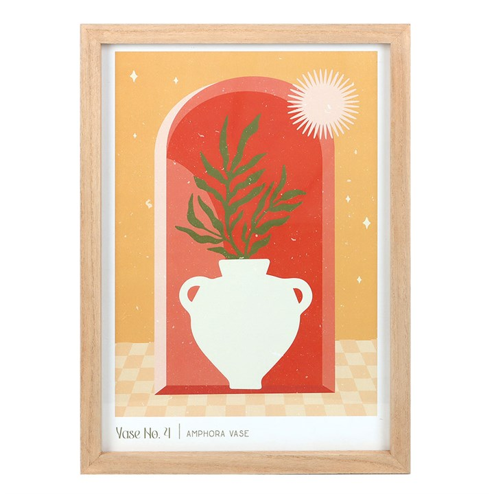 Vase No.4 Framed Wall Art Print, image 2 of 5