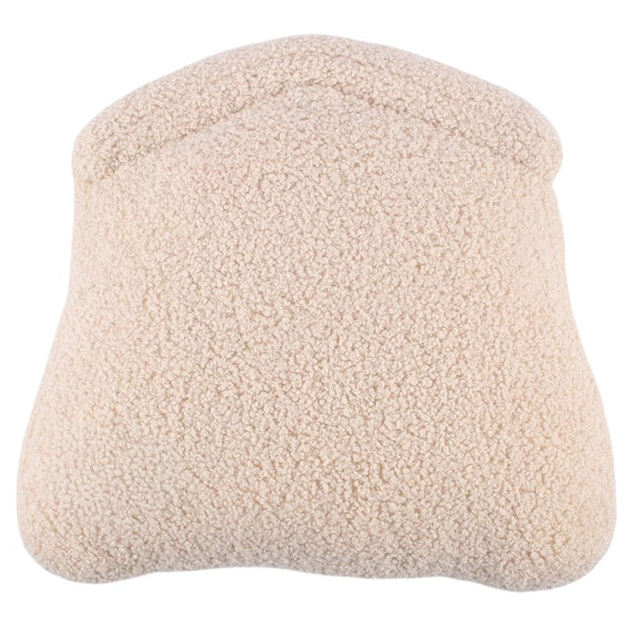 White Beehive Boucle Cushion, image 4 of 5