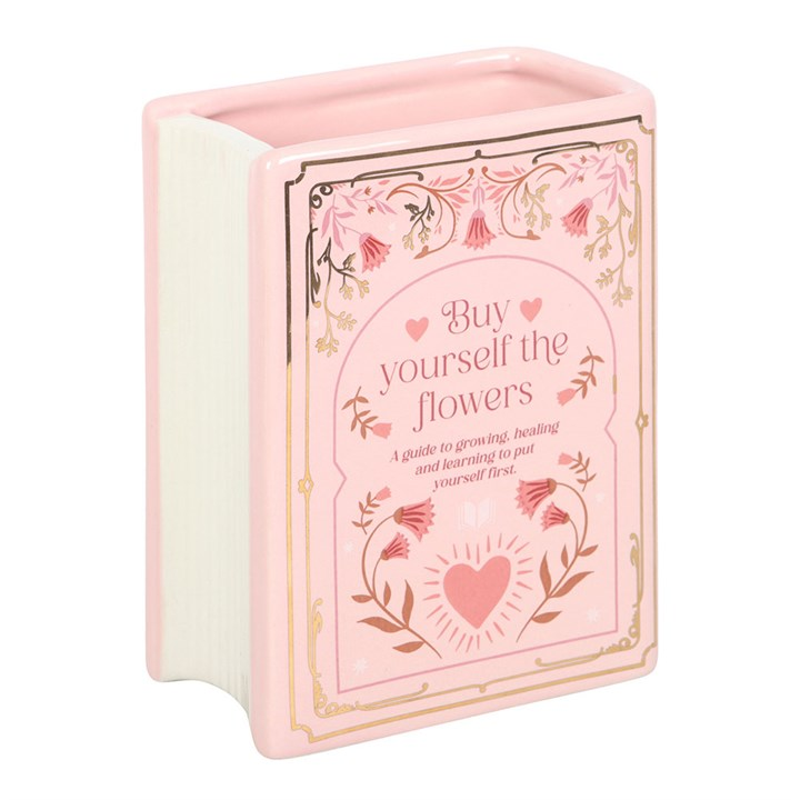 Pink Book Shaped Vase, image 3 of 5