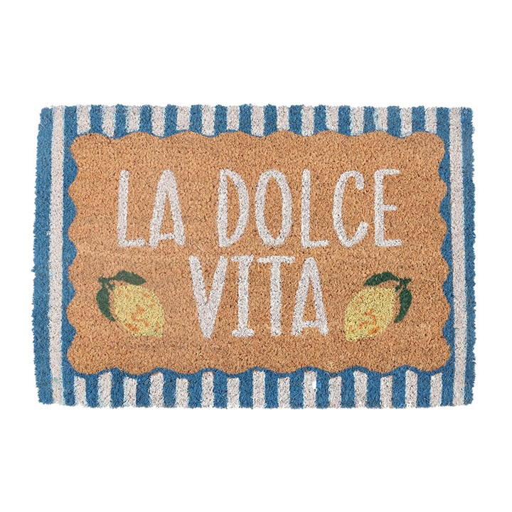Blue La Dolce Vita Doormat, image 2 of 4