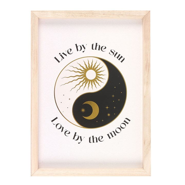 Yin Yang Framed Wall Art Print, image 2 of 3