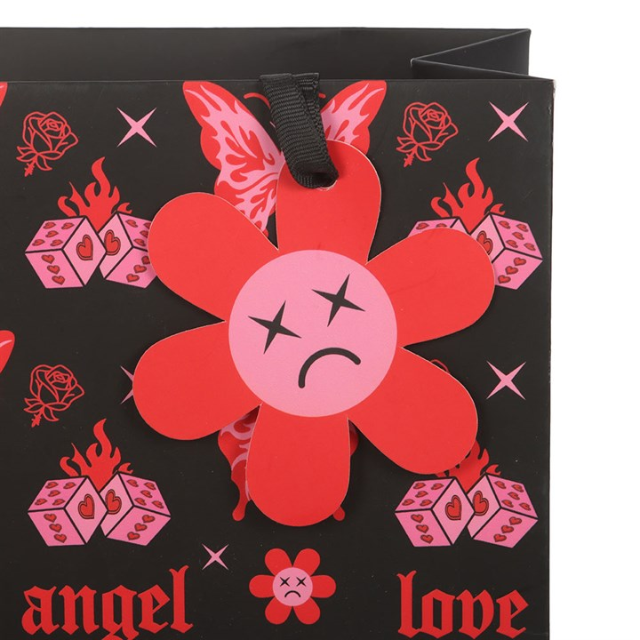 23cm Medium Flaming Butterfly Gift Bag, image 4 of 5