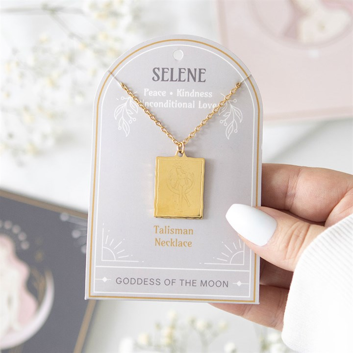 Selene Goddess Talisman Necklace, image 1 of 5