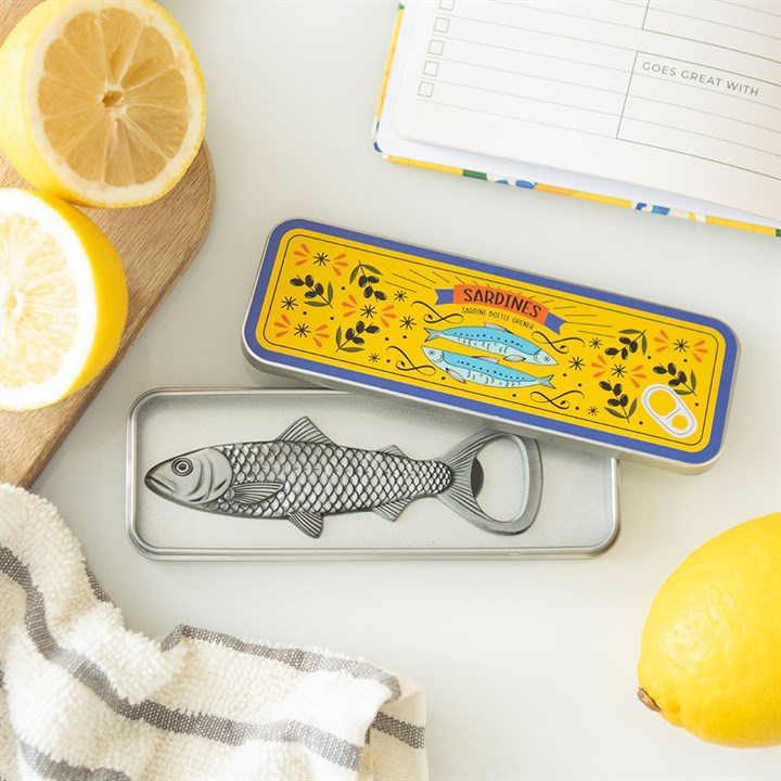Sardine Bottle Opener in Storage Tin, image 2 of 7