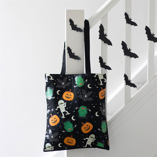 Monster Mash Print Polycotton Tote Bag, image 1 of 4