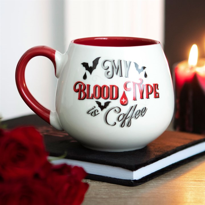 My Blood Type is Coffee Rounded Mug, image 4 of 4