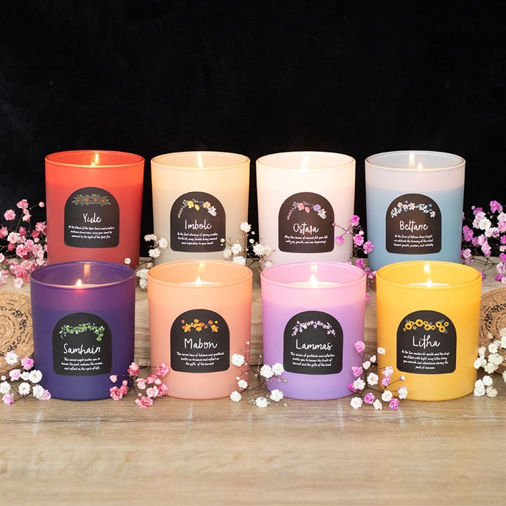 Yule Wintergreen Wheel of the Year Candle, image 5 of 5