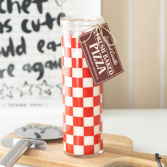 Fresh Baked Pizza Scented Tube Candle, image 1 of 5
