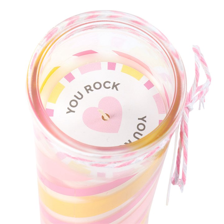 Candy Stripe Candyfloss Tube Candle, image 4 of 5