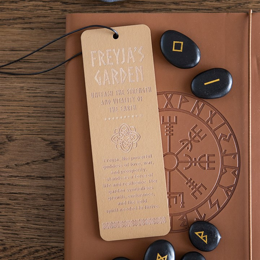 Freyja's Garden Wooden Bookmark, image 1 of 5